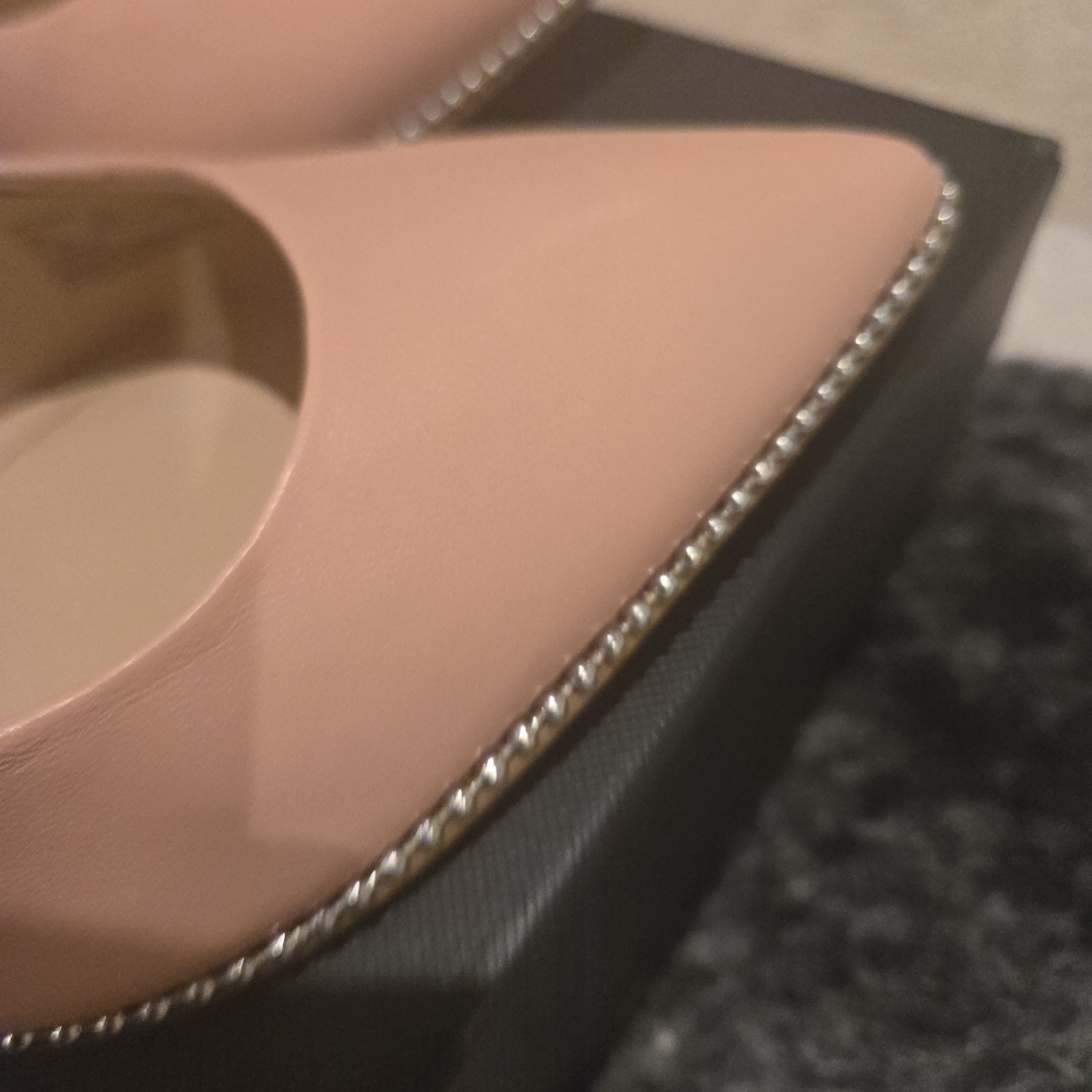 Coach Pink Studded 3" Heels - Picture 7 of 10